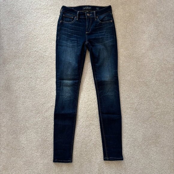 Lucky Brand Ava Legging Jegging Dark Wash‎ Size 0 / 25 - Picture 1 of 12